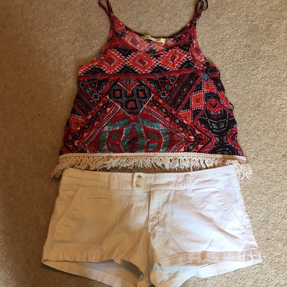 Red tank top